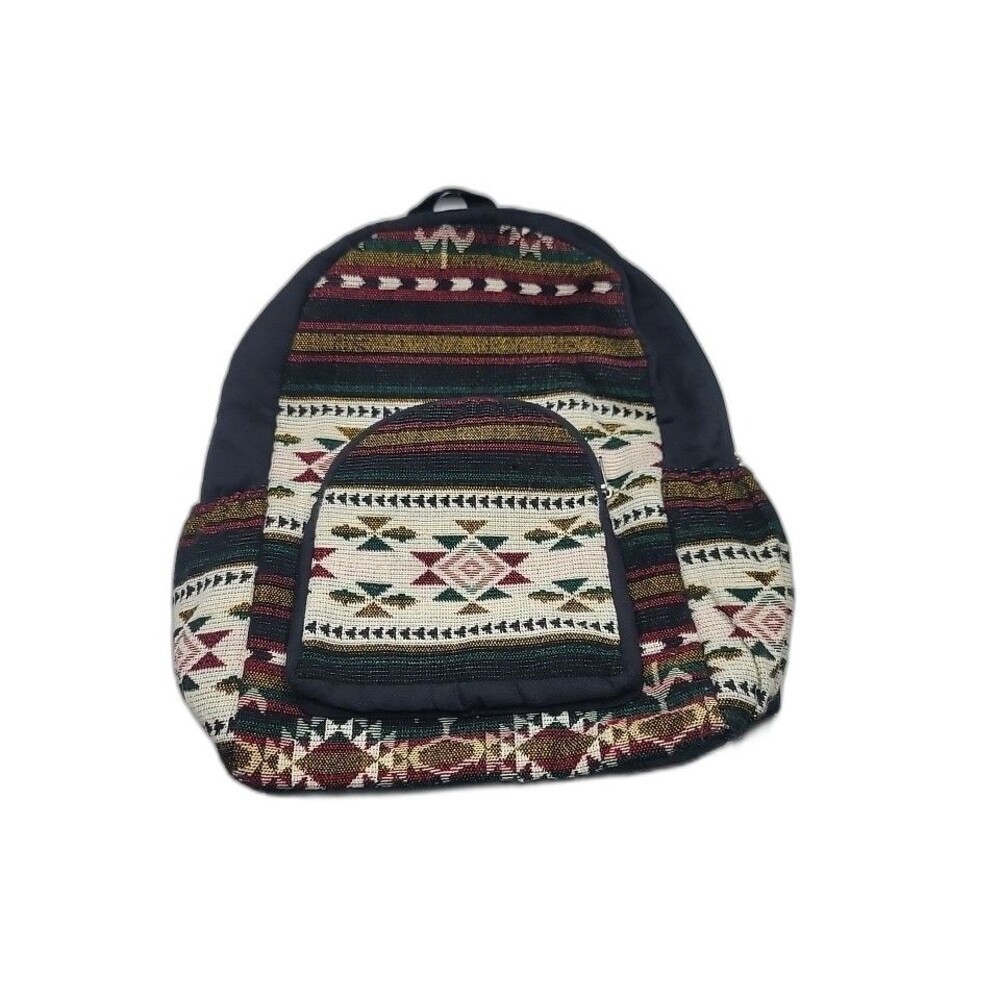 Boho Hippie Textile Tapestry Backpack
